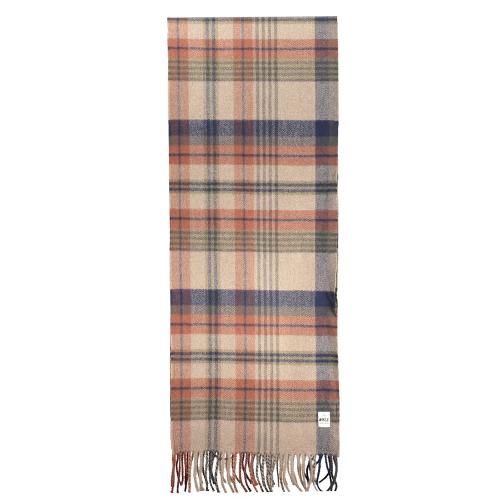 Rifle Marrone Polyester Men Scarf