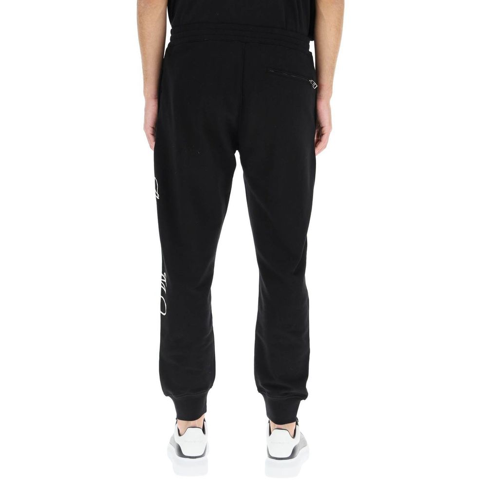 بنطلون رياضي (Joggers) قطني أسود من ألكسندر ماكوين