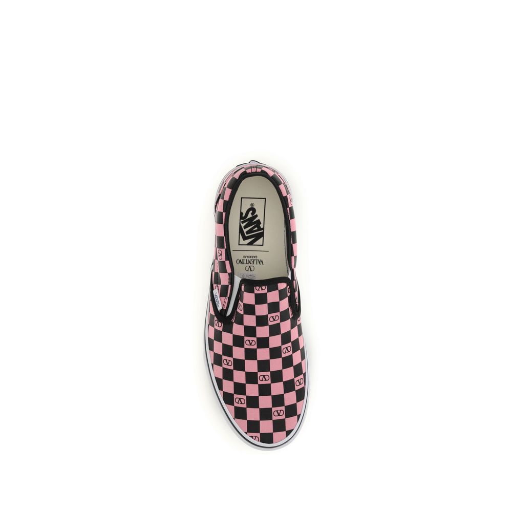 Valentino Garavani Multicolor Cotton Low Top Sneakers