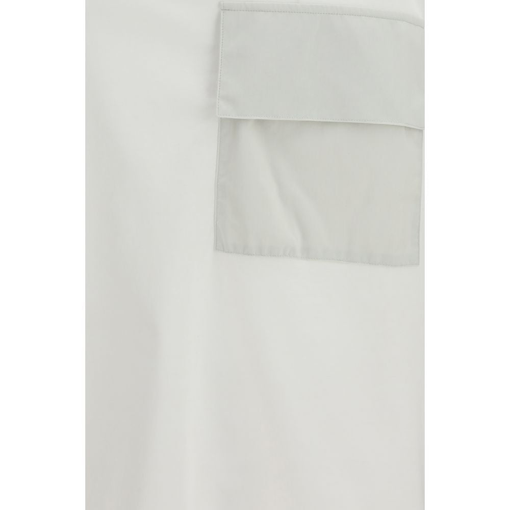 LAMINAR White Cotton T-Shirt