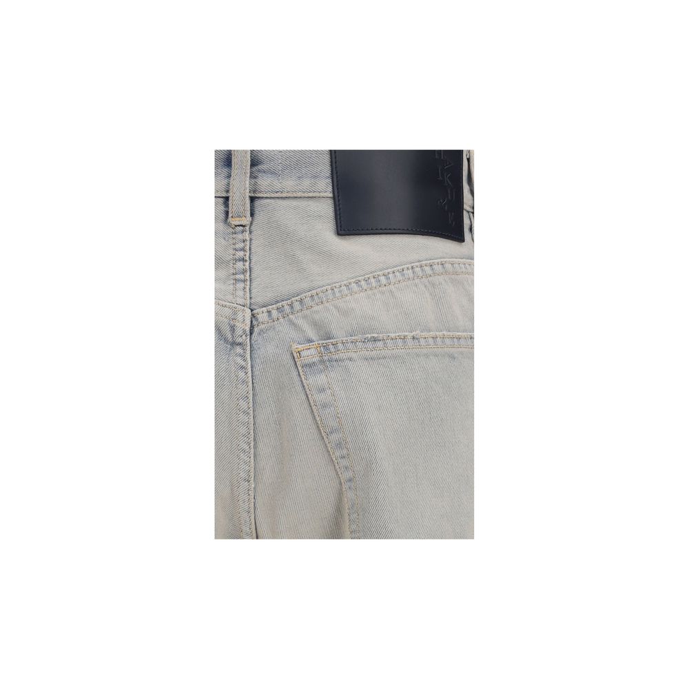 بنطلون جينز Haikure Blue Cotton بقصة مريحة