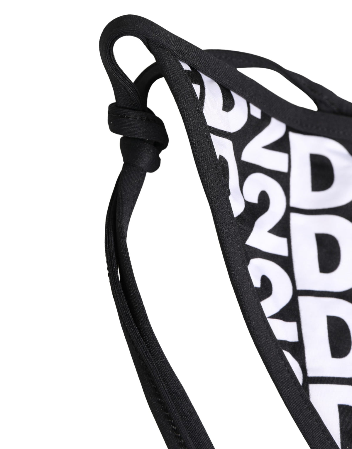 Dsquared² Multicolor Nylon Logo Print Bikini Bottom Swimwear