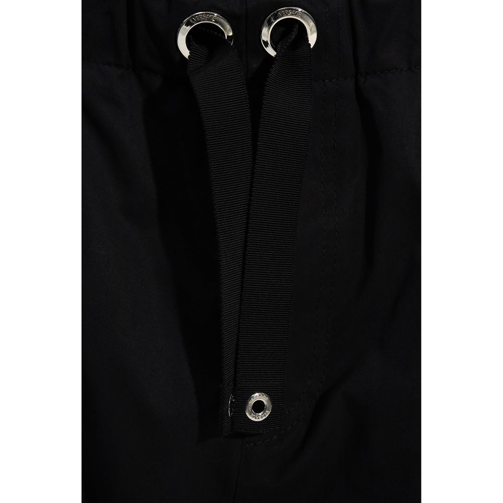 Versace Black Cotton Pants