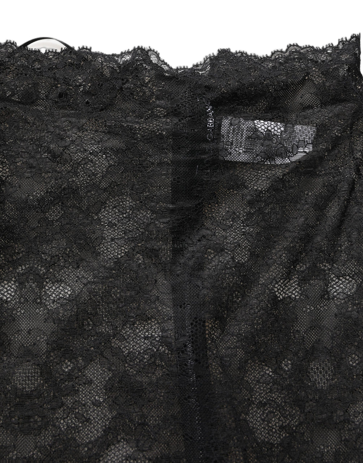 Dolce & Gabbana Black Floral Lace High Waist KneeLength Skirt
