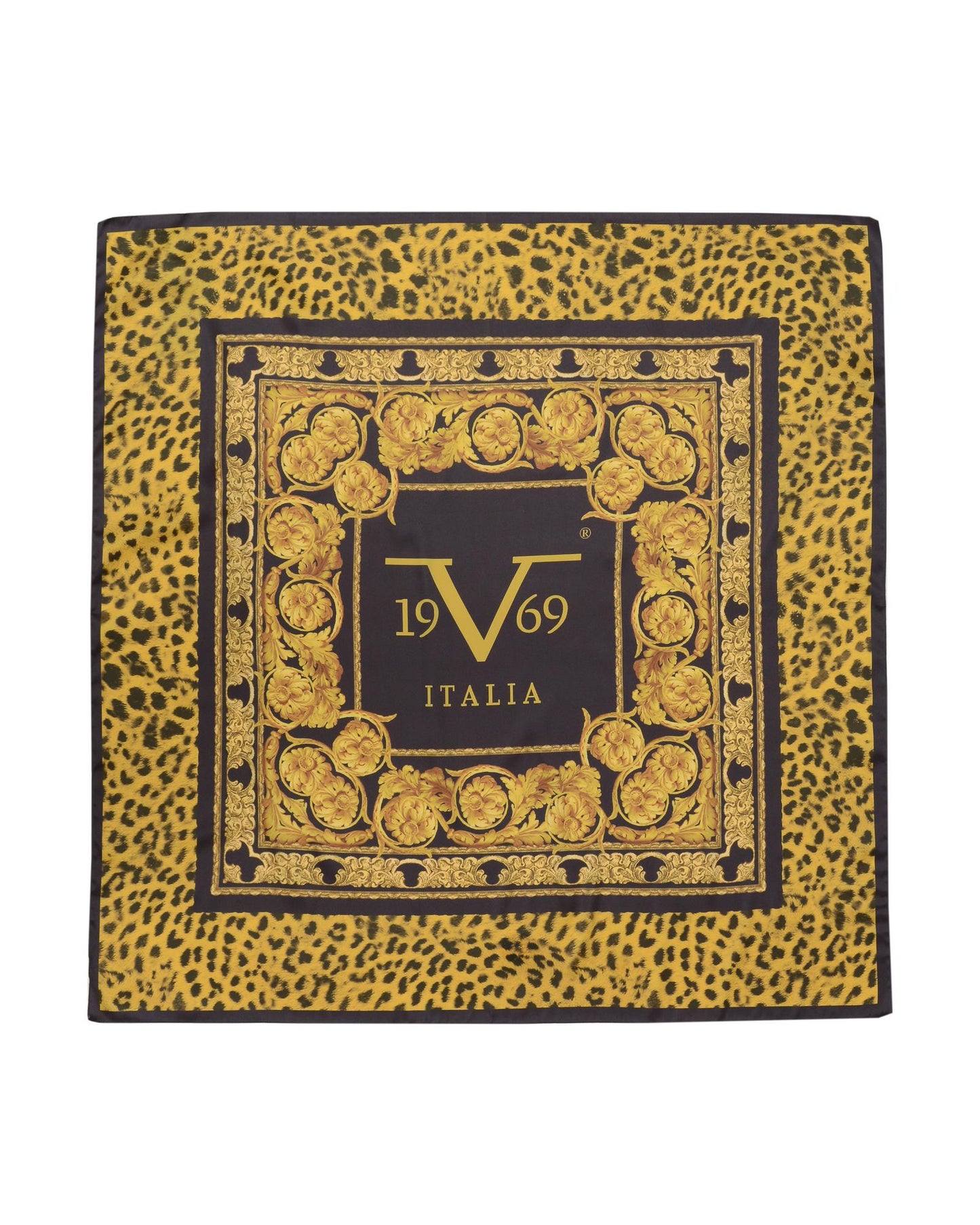 19V69 Italia Multicolor Polyester Scarf