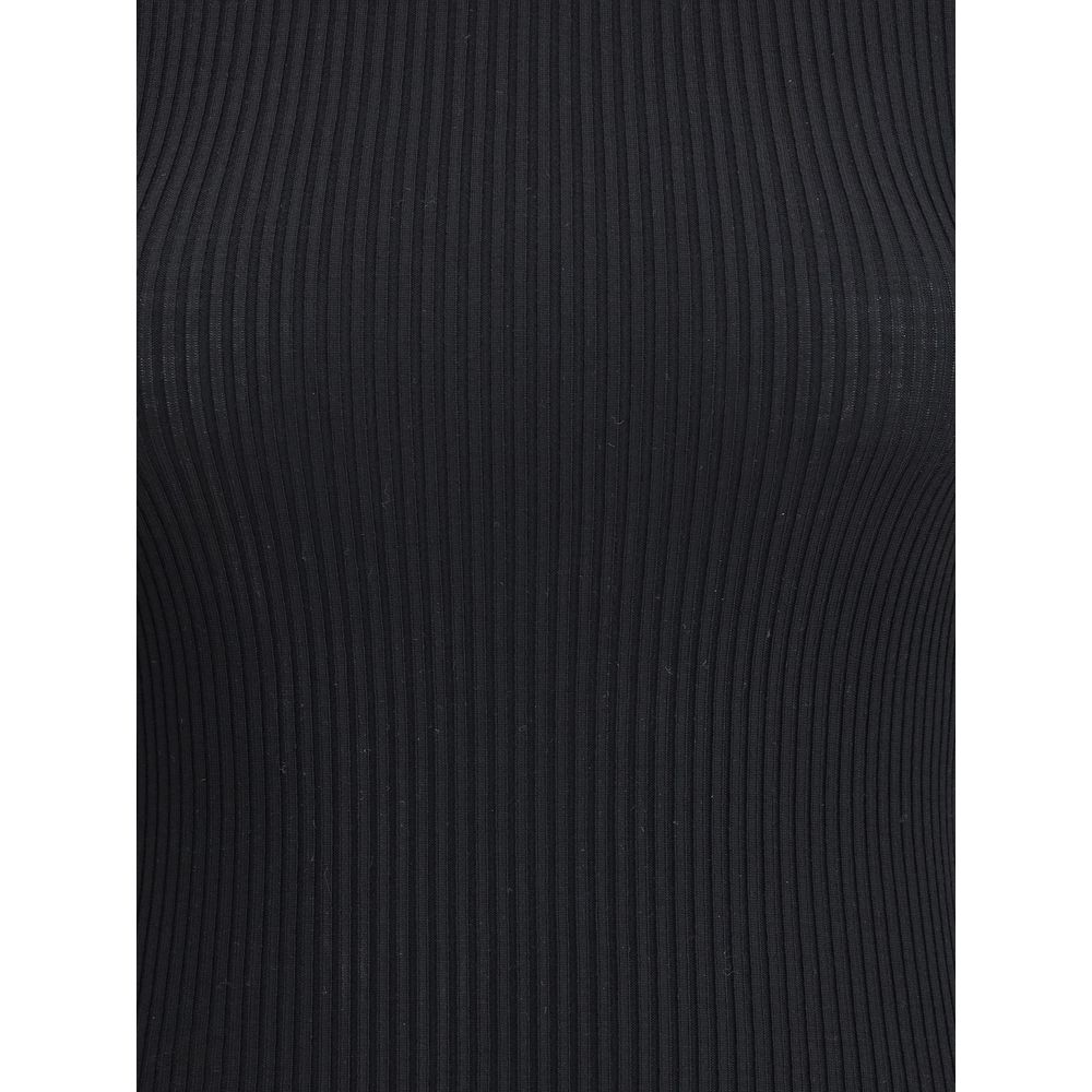 ياقة Wolford Black Wool Oves Aries العالية