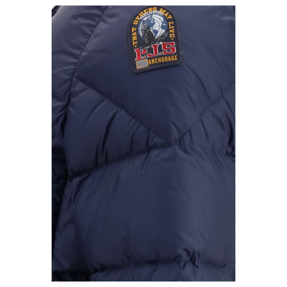 Parajumpers Blue Polyamide Full-Length Jacket