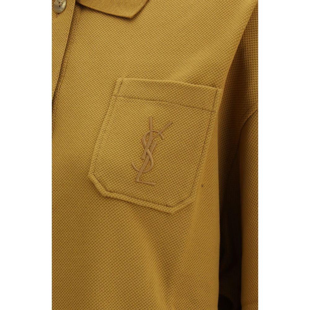 Saint Laurent Multicolor Cotton Polo Shirt