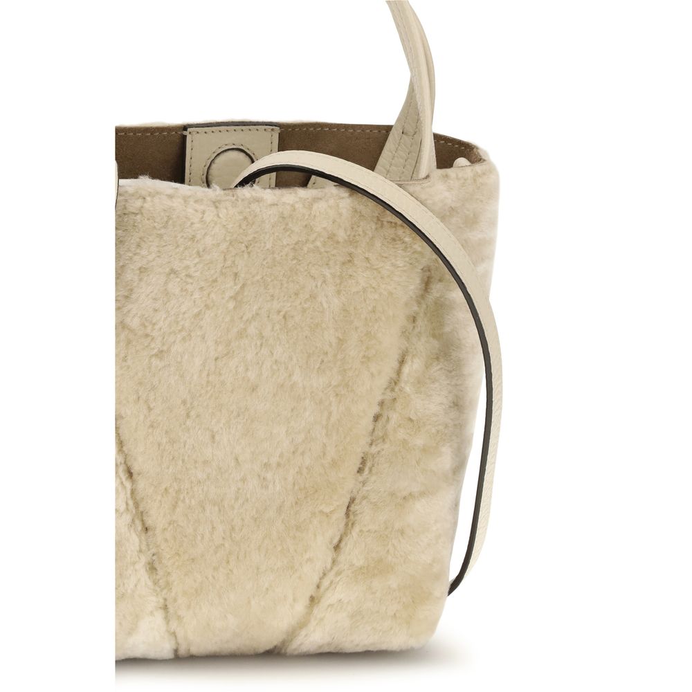 Chloé Beige Calf Leather Bos Taurus Backet Bag