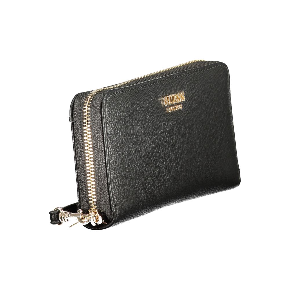 Guess Jeans Black Polyurethane Women Wallet