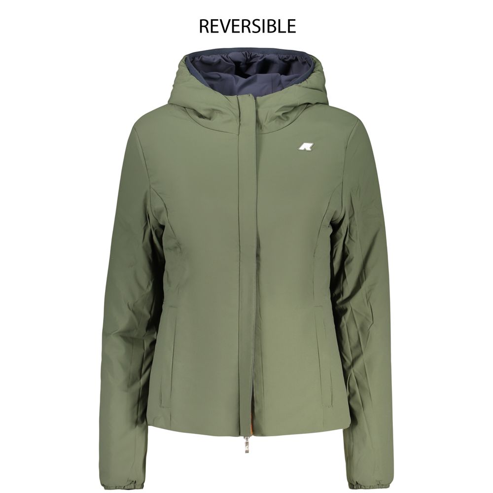 K-WAY Blue Nylon Women's Jacket