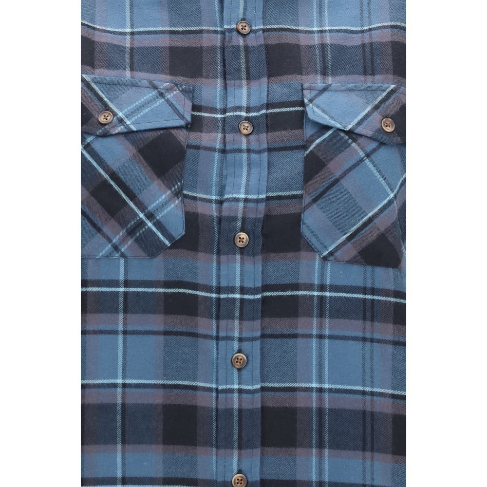 Deperlu Blue Cotton Shirt