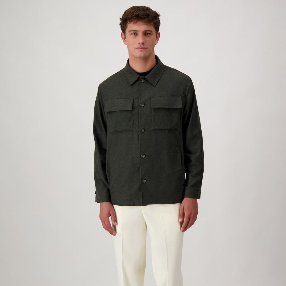 Autore Bicolor Cashmere Full-Length Jacket