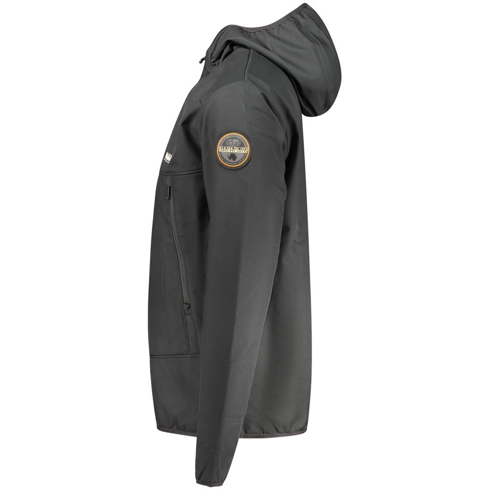 Napapijri Black Polyester Men's Jacket