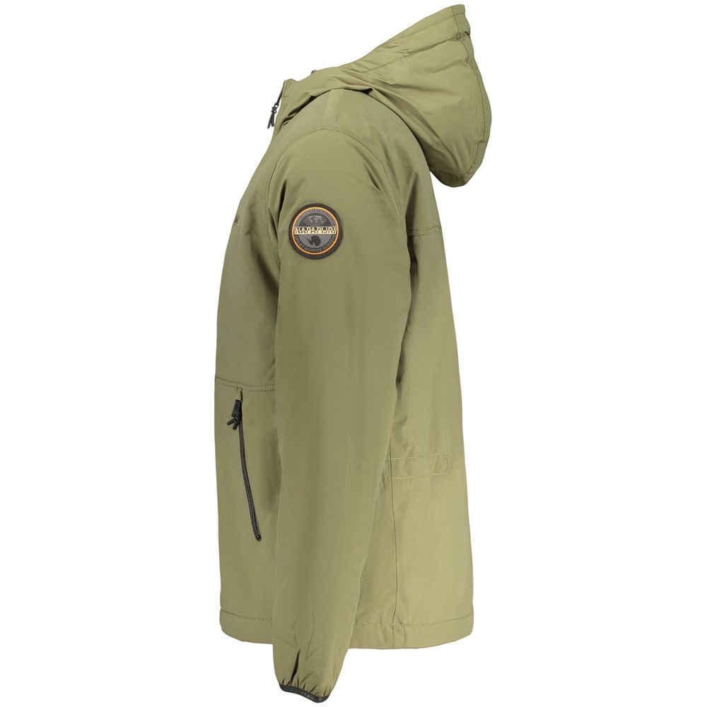 Napapijri Green Poliammide Mens Jacket