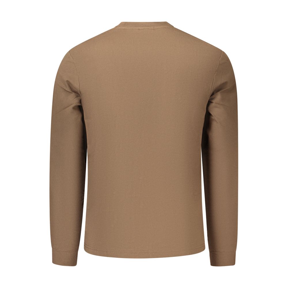 Napapijri Brown Cotton Men's T-Shirt