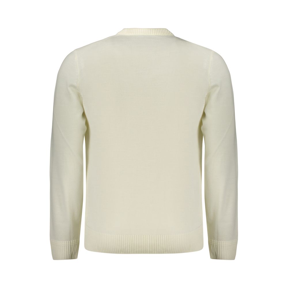 Hugo Boss White Wool Men's Sweater