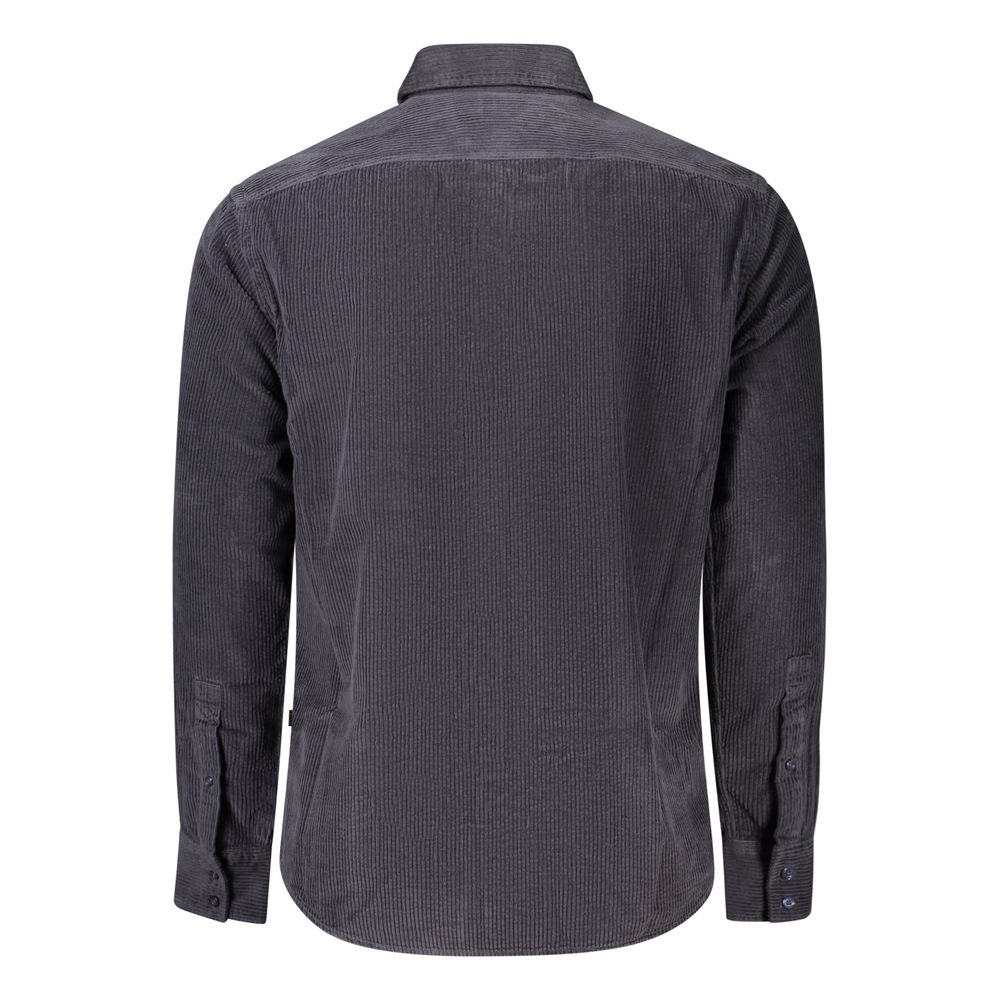 Hugo Boss Blue Cotton Men's Shirt