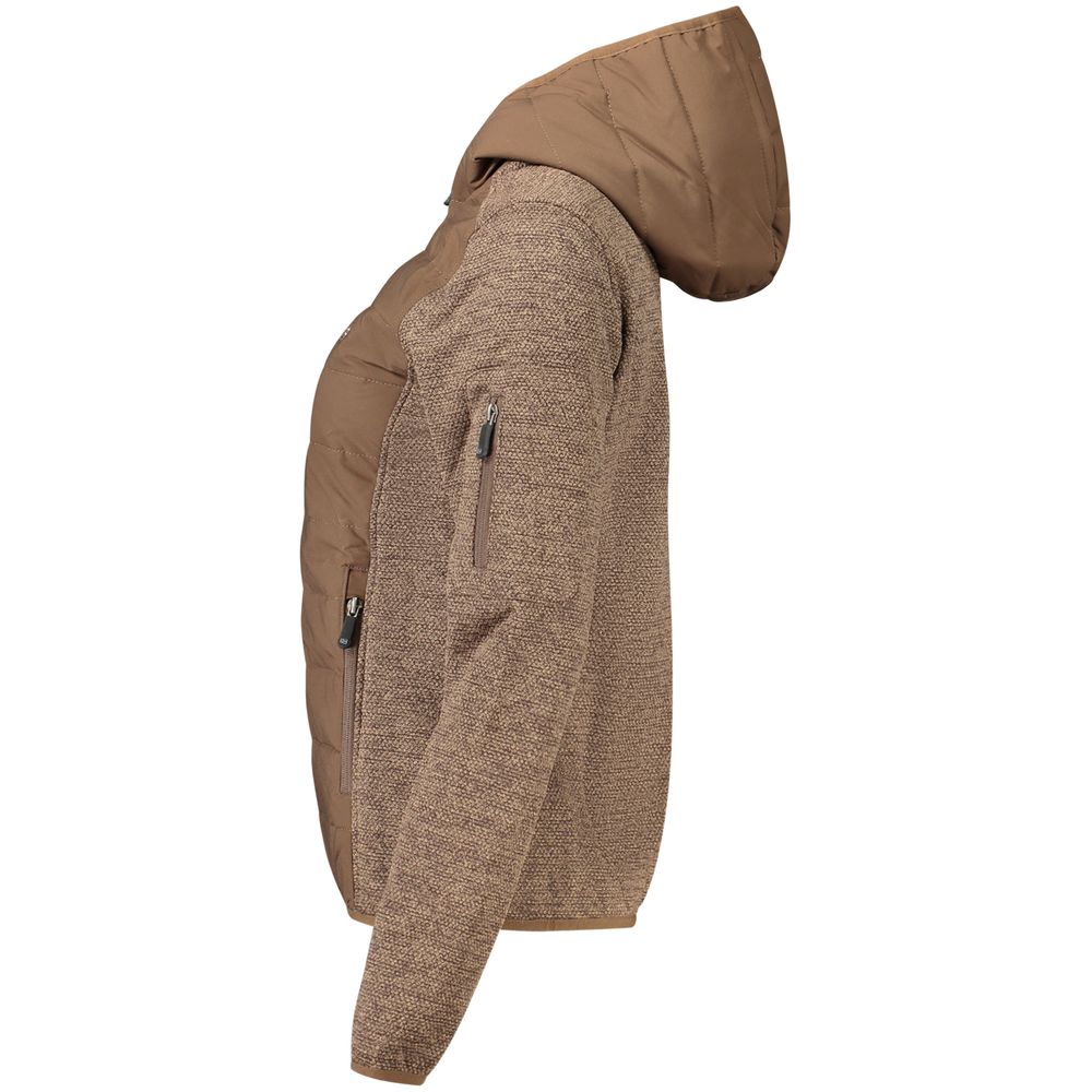 Norway 1963 Brown Polyester Women's Jacket with Hood