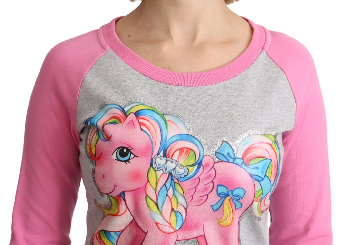 فستان سويتر علوي من موشينو رمادي My Little Pony