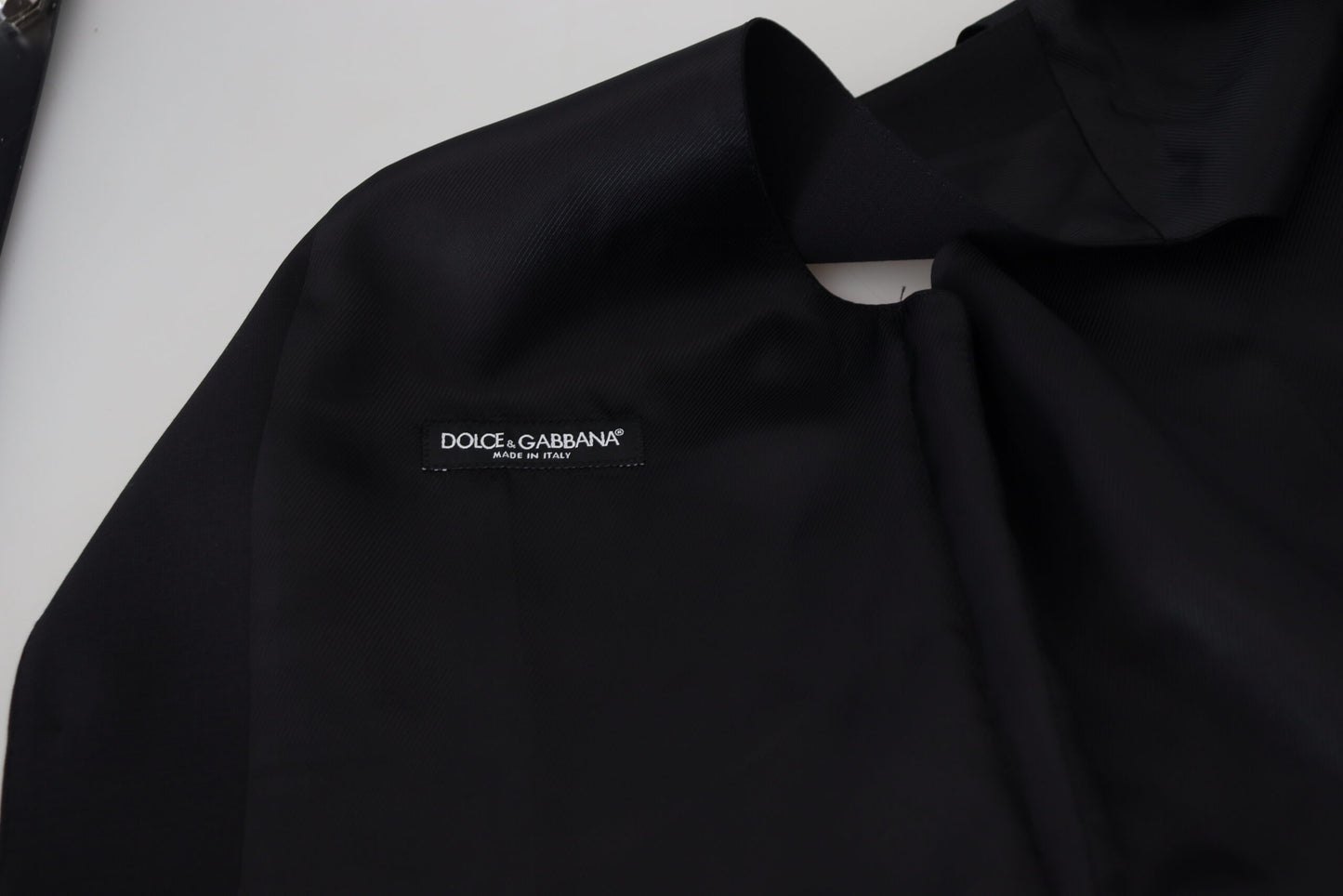 Dolce & Gabbana Dark Gray Virgin Wool Waistcoat Formal Vest