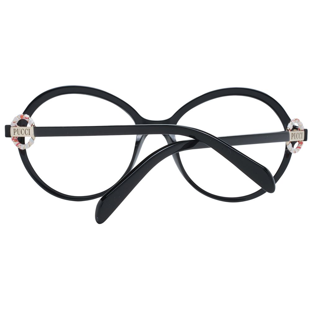 نظارة بلاستيكية سوداء من إميليو بوتشي (إطار)