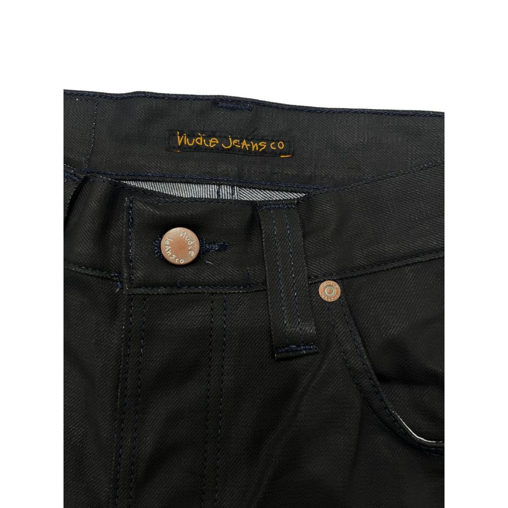 جينز رجالي من Nudie Jeans قطن أسود