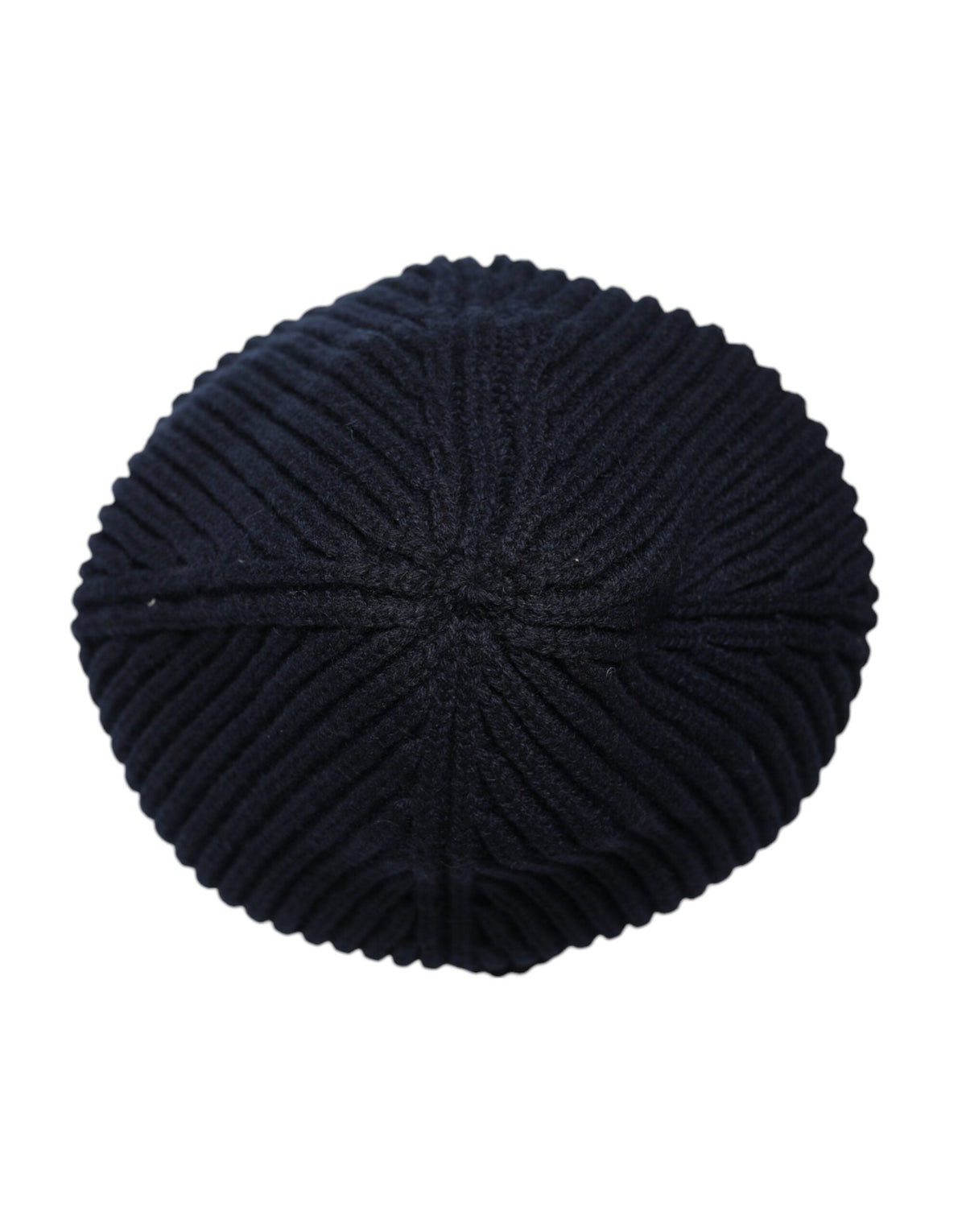 Dolce & Gabbana Blue Cashmere Knitted Winter Beanie Hat