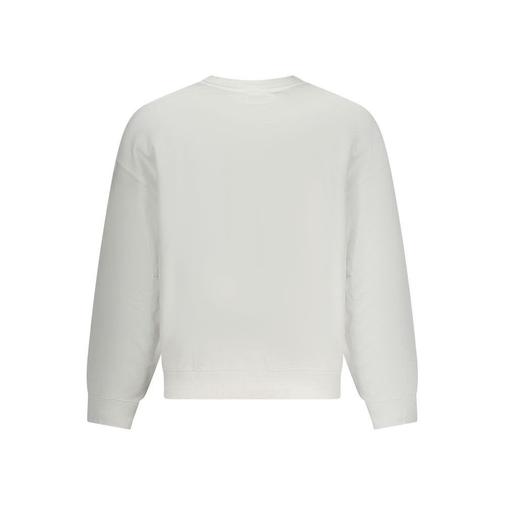 Guess Jeans White Cotton Men's Sweatshirt