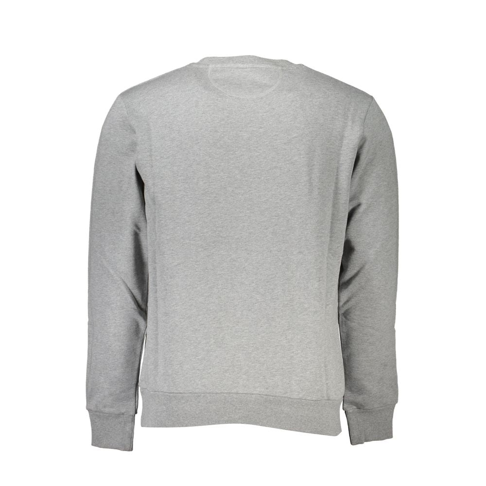 La Martina Grigio Cotton Men Sweatshirt