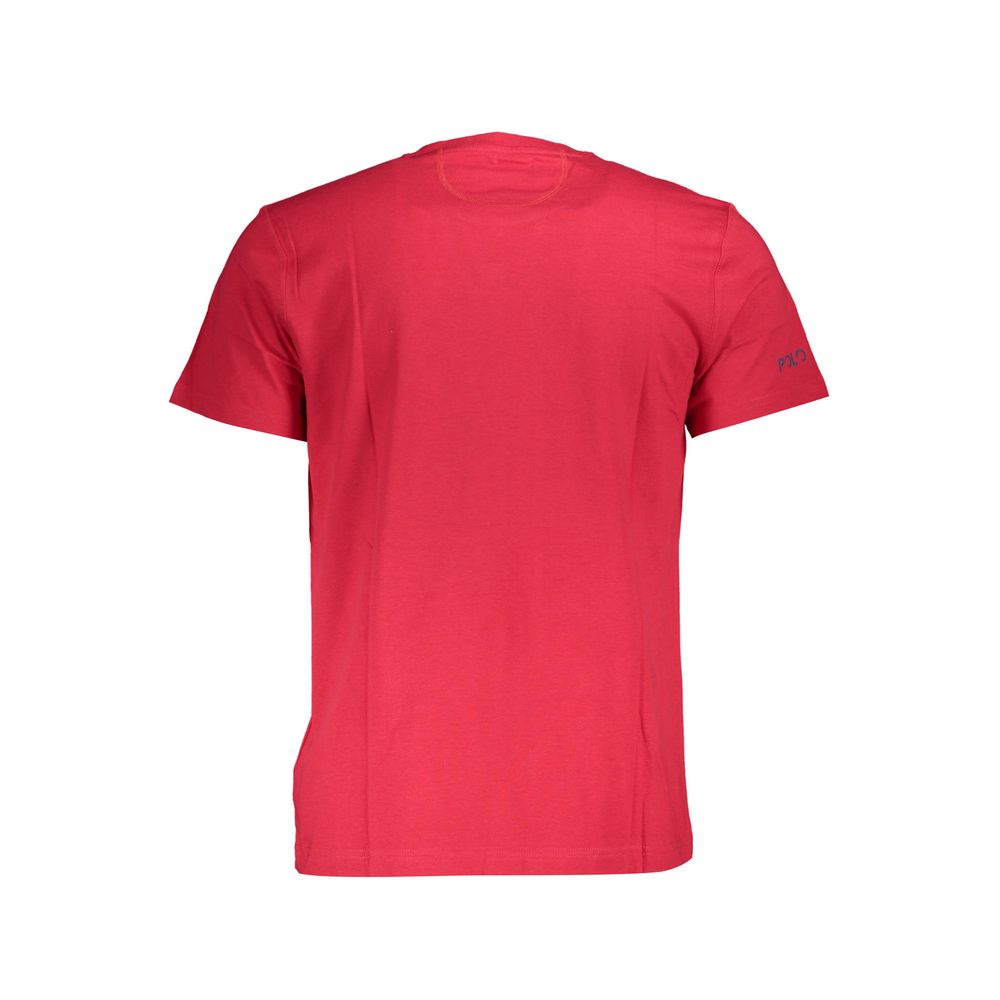 تيشيرت رجالي قطن أحمر من لا مارتينا