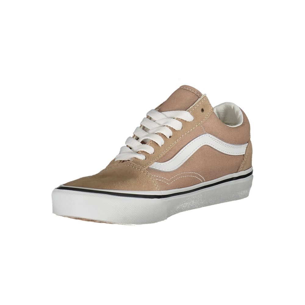 حذاء رياضي نسائي من قماش البوليستر البيج من Vans