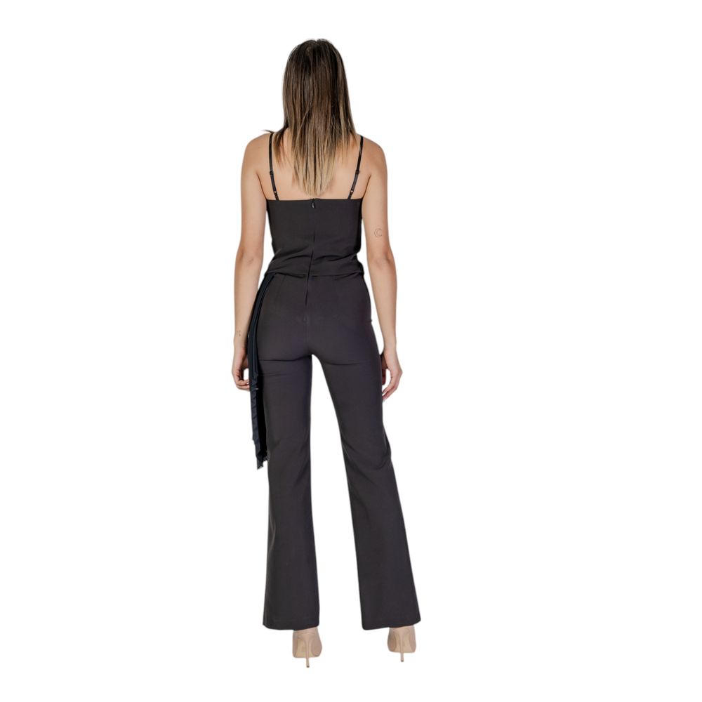 Rinascimento Black Polyester Rompers