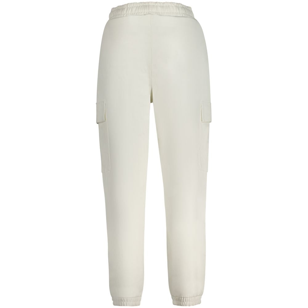 بنطال رياضي نسائي قطني أبيض من Guess Jeans