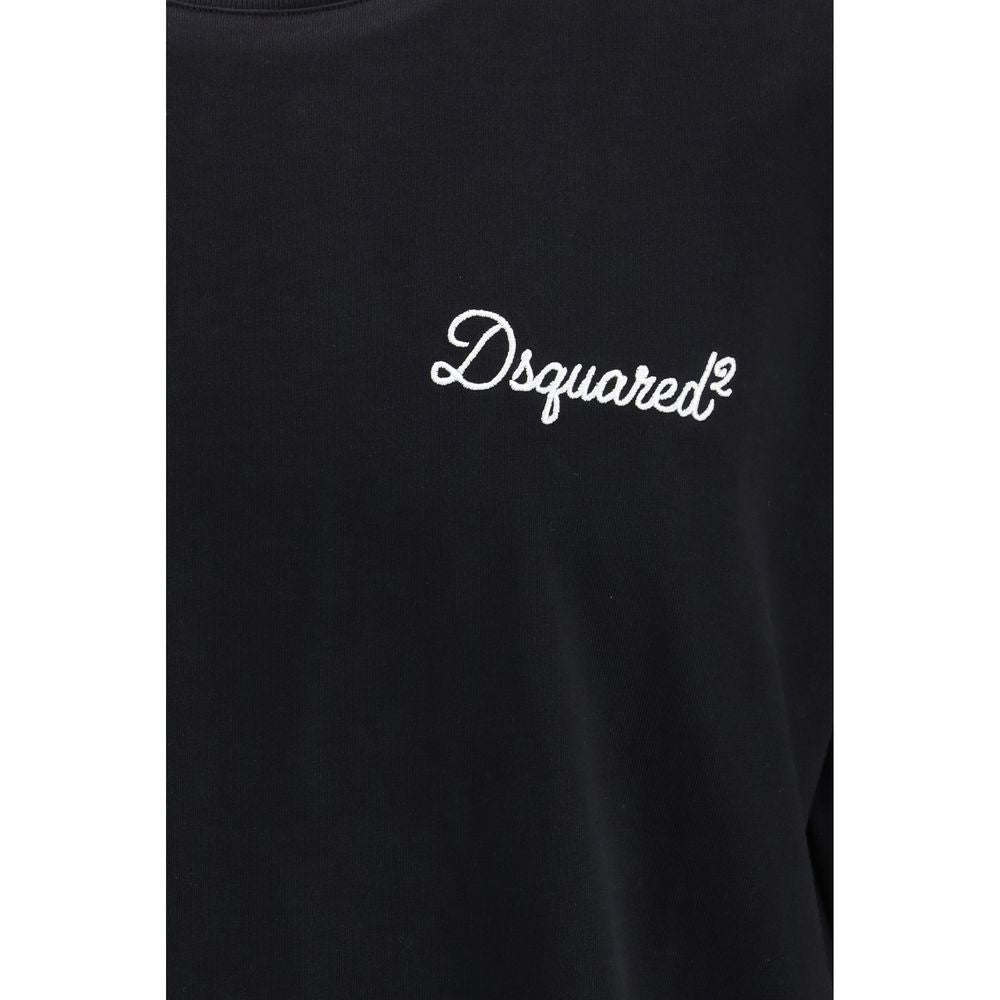 تيشيرت Dsquared² أسود من القطن