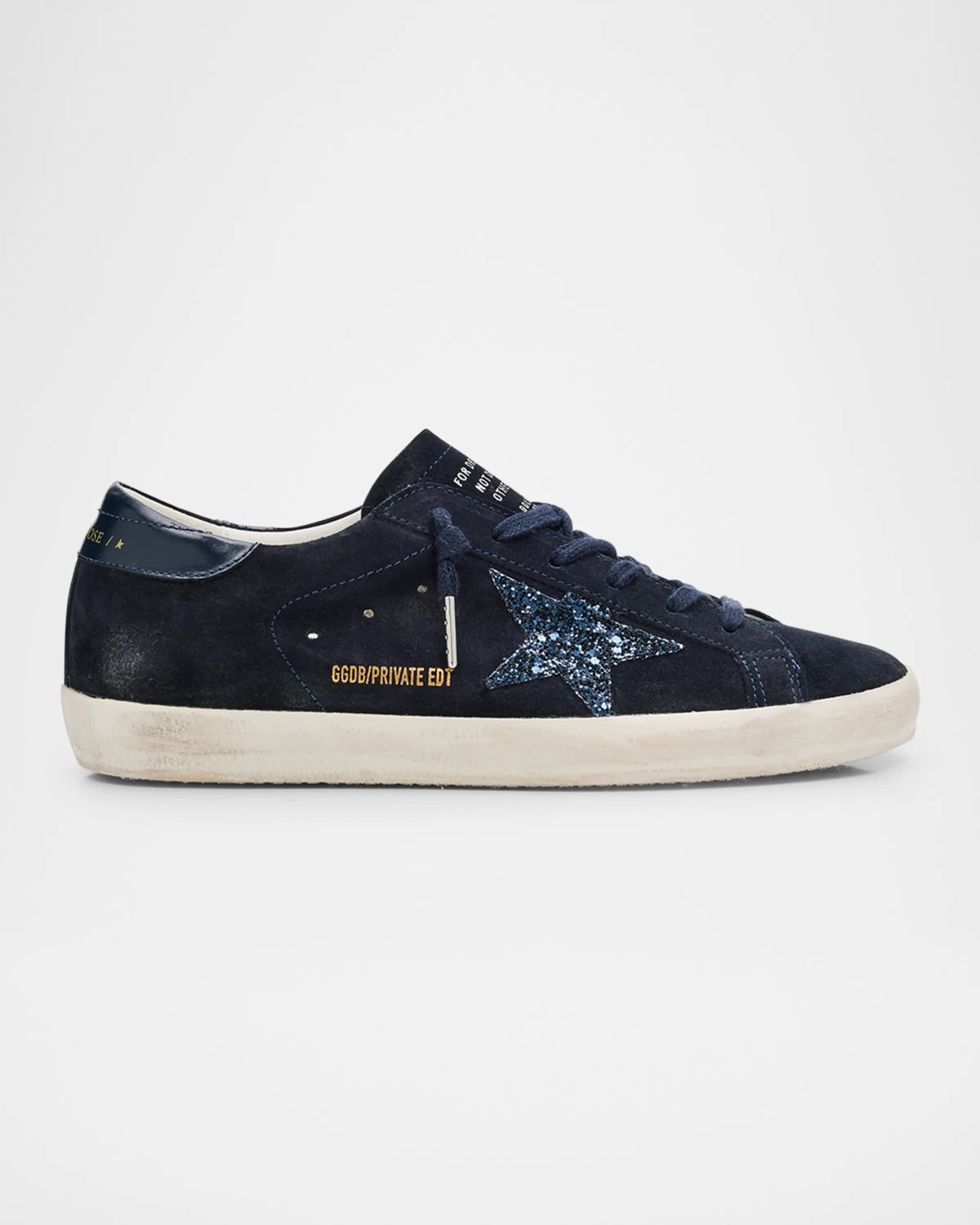 Golden Goose Black Fabric Sneakers