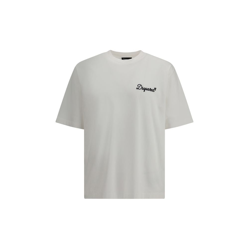 تيشيرت Dsquared² أبيض قطني