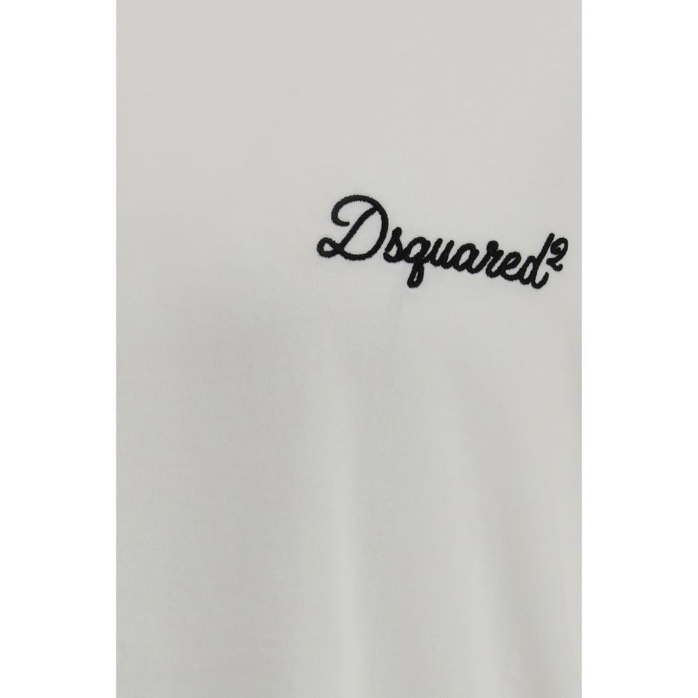 تيشيرت Dsquared² أبيض قطني