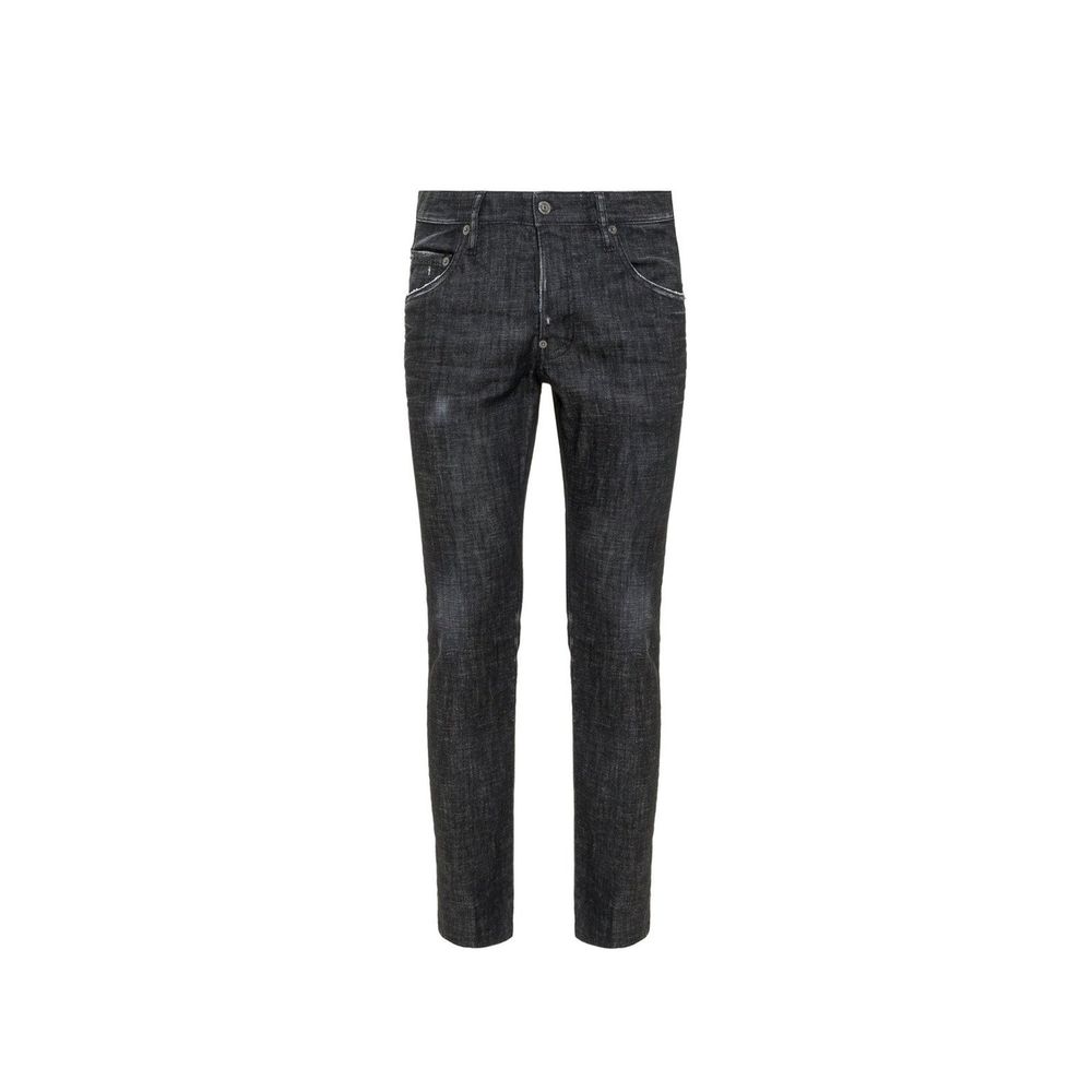 جينز سكيني قطني أسود من Dsquared²