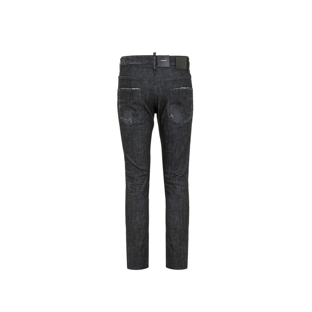 جينز سكيني قطني أسود من Dsquared²