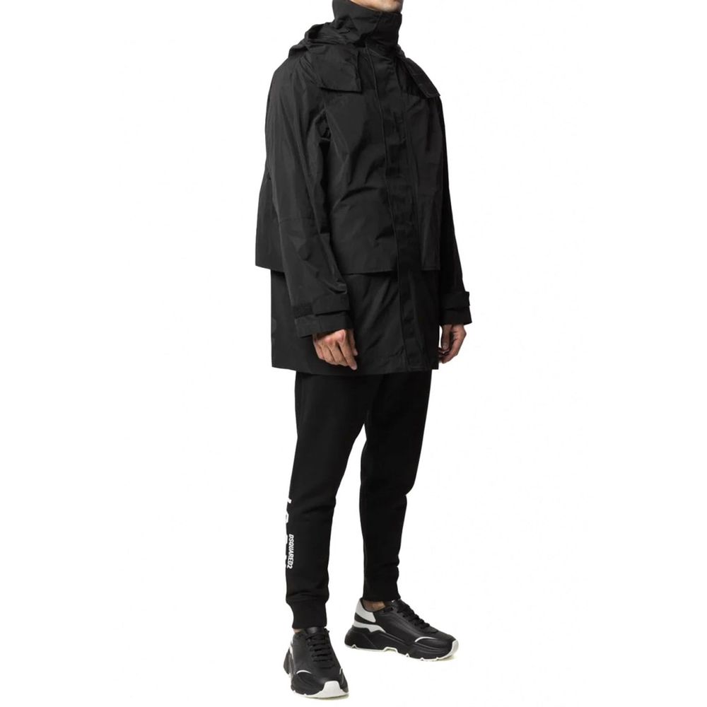 جاكيت Dsquared² أسود من النايلون