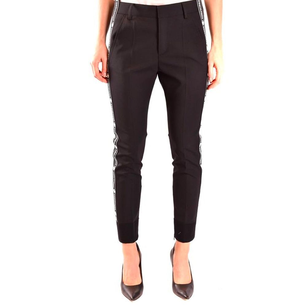 بنطلون Dsquared² أسود من الصوف