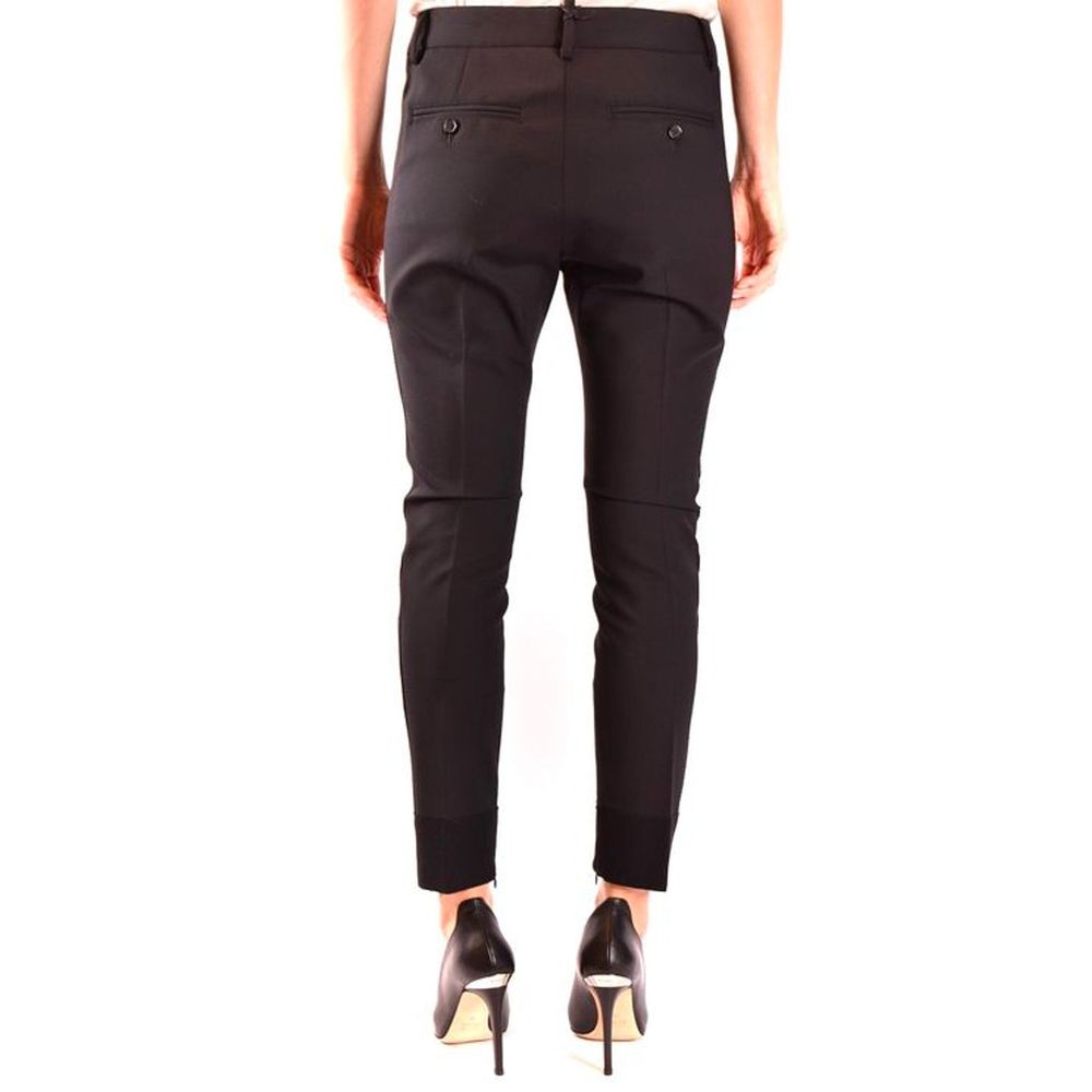 بنطلون Dsquared² أسود من الصوف
