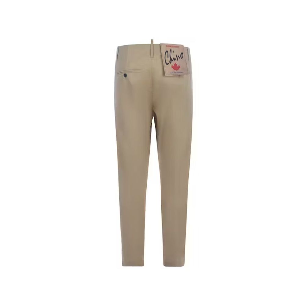 بنطلون تشينو بيج من القطن من Dsquared²
