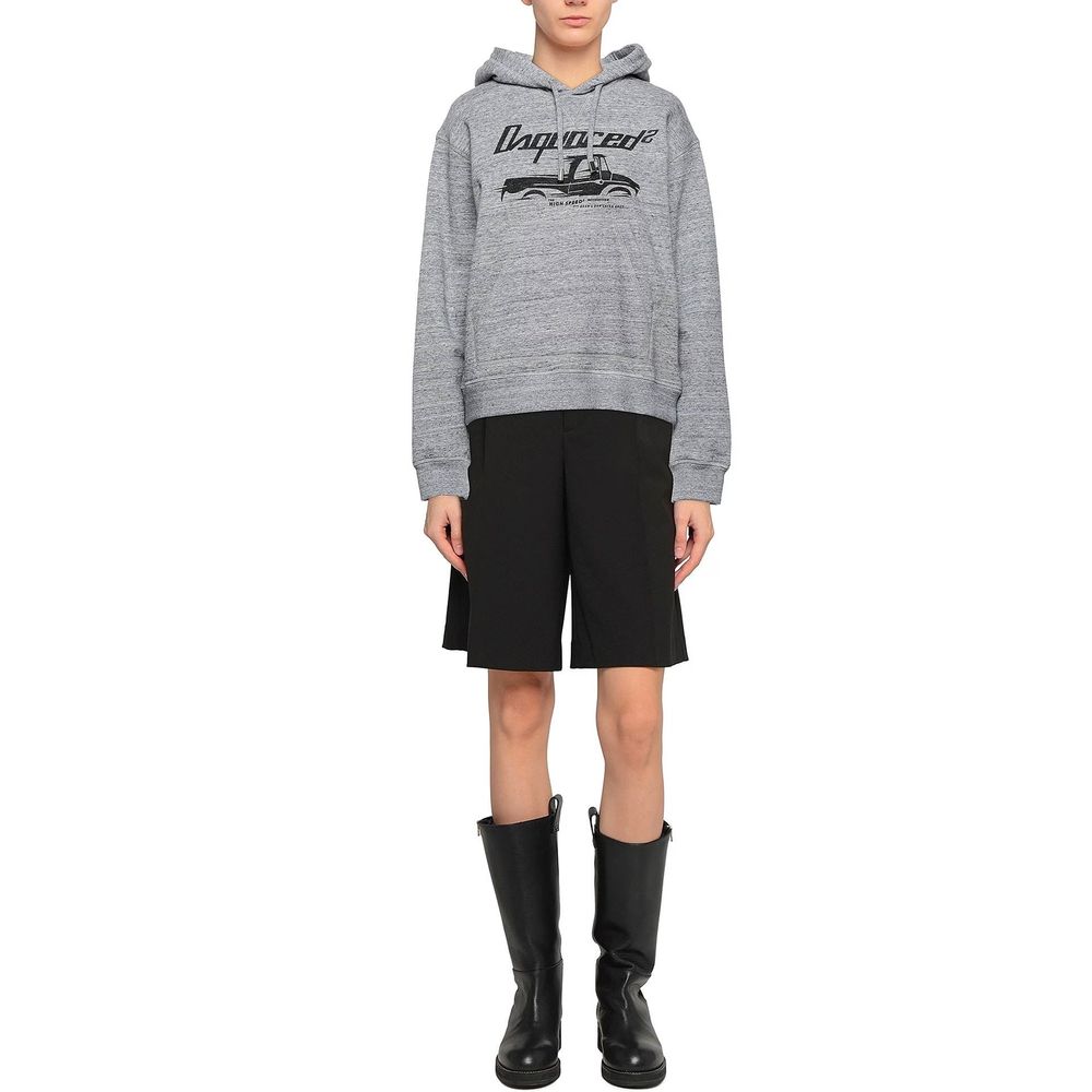 كنزة قطنية رمادية Dsquared²