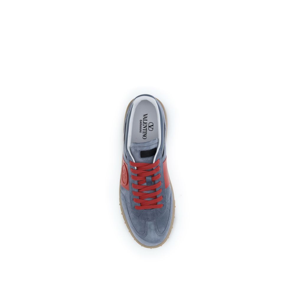 Valentino Garavani Multicolor Calf Leather Bos Taurus Low Top Sneakers
