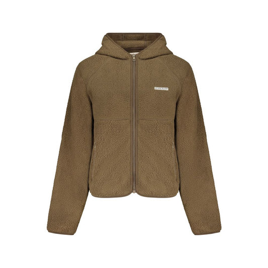 Guess Jeans Marrone Polyester Women Sweatshirt