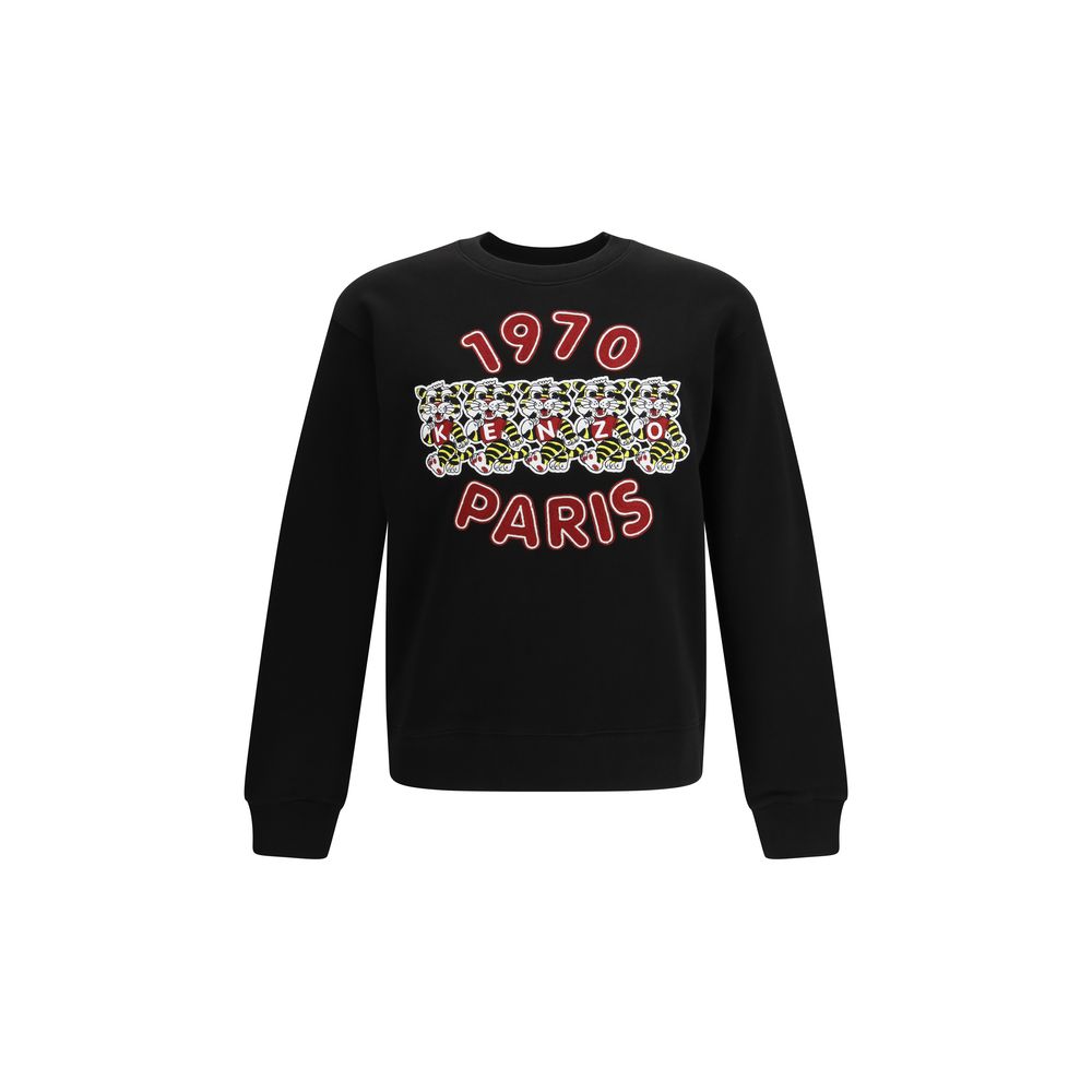 Kenzo Black Cotton Sweatshirt