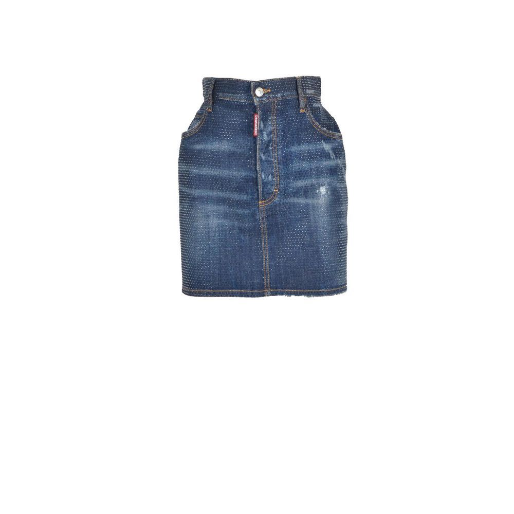 تنورة دينم زرقاء من Dsquared²