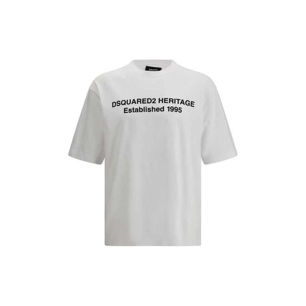 تيشيرت Dsquared² أبيض من القطن